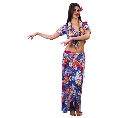 Déguisement Touriste Hawaïenne Femme Taille Unique