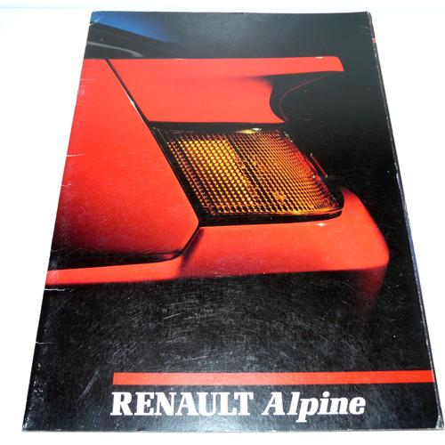 1989 ALPINE RENAULT V6GT ET V6 TURBO CATALOGUE DU 12-88 