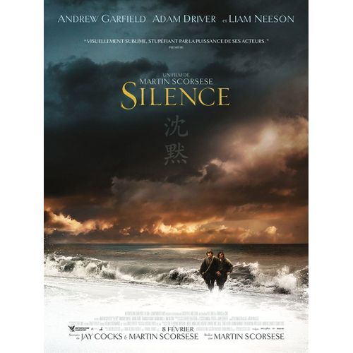 Silence - Véritable Affiche De Cinéma Pliée - Format 40x60 Cm - De Martin Scorsese Avec Andrew Garfield, Liam Neeson, Adam Driver, Ciarán Hinds, Ryô Kase, Tadanobu Asano, Shinya Tsukamoto - 2017