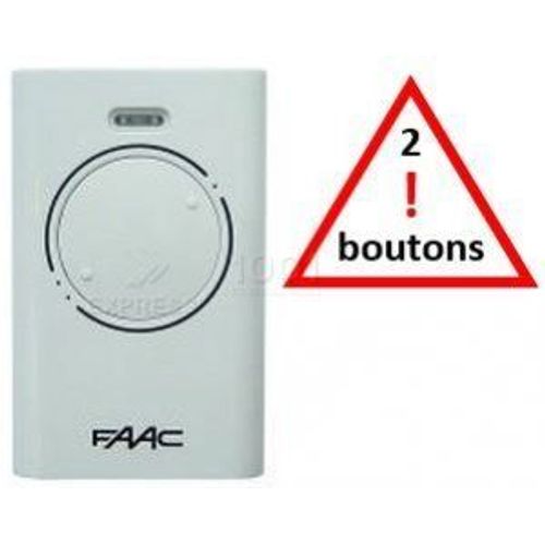 Télécommande Faac XT2 868SLH frquence 868 Mhz 2 canaux