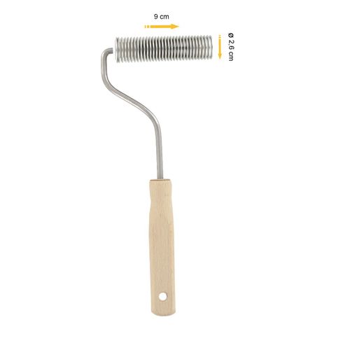 Rouleau ébulleur métallique flexible SOLOPLAST - 9 cm