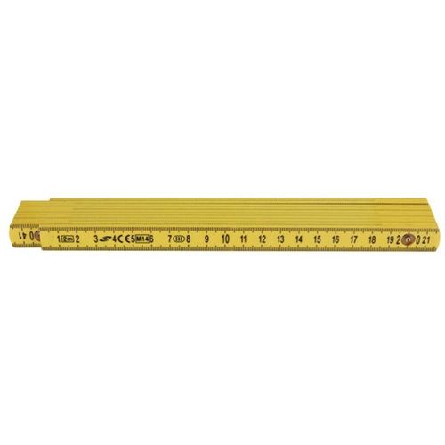 Mètre Pliant - Double - 2 M - Fibre De Verre