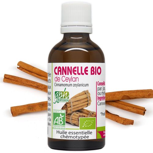 Huile Essentielle De Cannelle De Ceylan Bio 50ml 