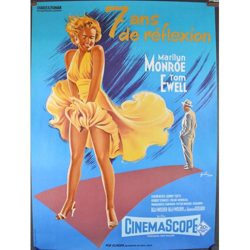 Affiche Monroe 7 Ans De Reflexion 