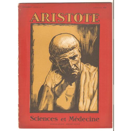 Aristote Sciences Et Médecine N°13 1928