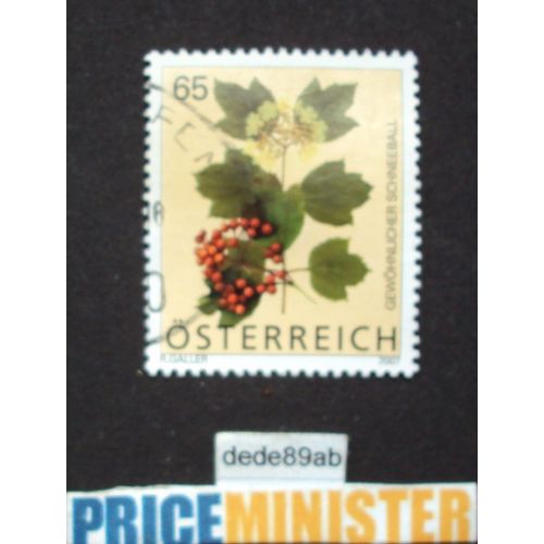 Autriche..  65 Österreich . Gewöhnlicher Schneebal - La Viorme Aubier . Oblitéré Used Stamp.