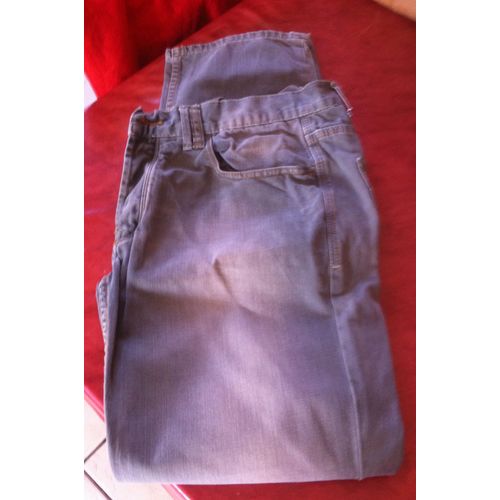 Pantalon Devred Fr 34 Us 24-25 Gris Comme Neuf