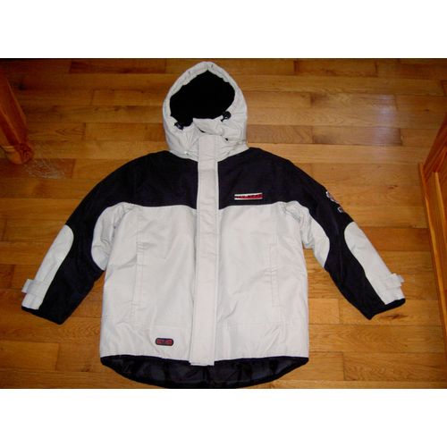 Parka Blouson Doublé Avec Capuche Amovible Beige Et Noir Kiabi Kids Nky Wear Taille 10 Ans