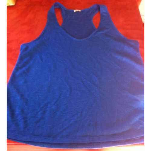 T-Shirt Pimkie Taille L Bleu Comme Neuf