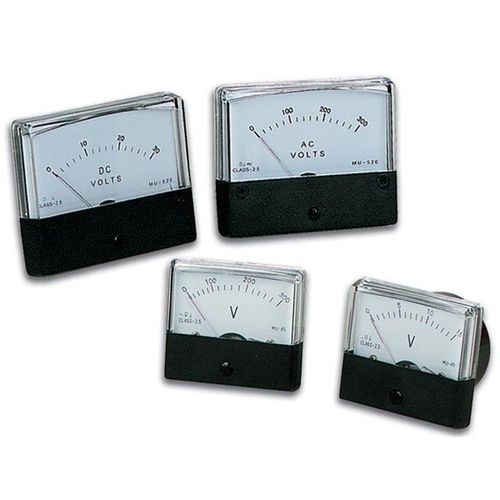Voltmètre Analogique De Tableau 300V Ca / 70 X 60Mm