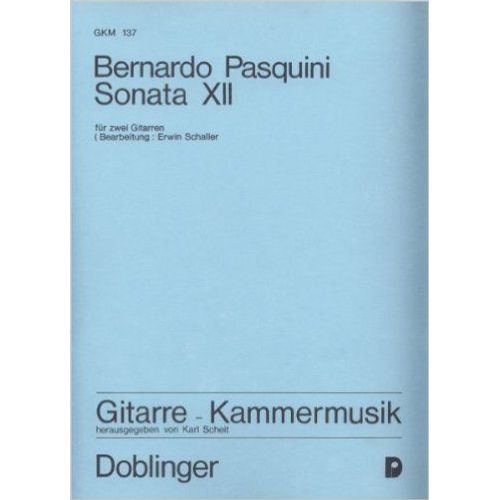 Pasquini Sonata Ii For Two Guitars