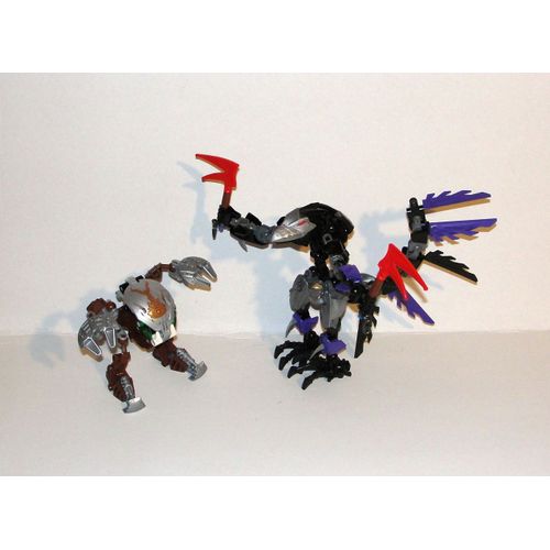 Bionicle Lot 2 Robots Bionicles Modele Oiseaux Dragon 18 Cm