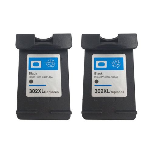 Nouveau non-OEM Cartouche d'encre pour HP 302 hp-302 pour HP DESKJET 2130 1110, cartouches compatibles HP302XLBK noires 1 * 2