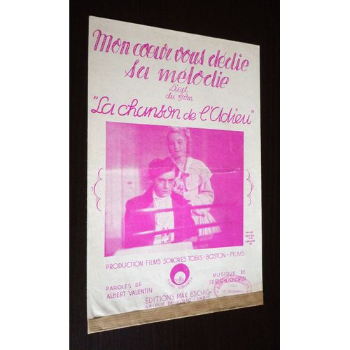Mon Coeur Vous Dédie Sa Mélodie : Lied Du Film 'la Chanson De L'adieu'