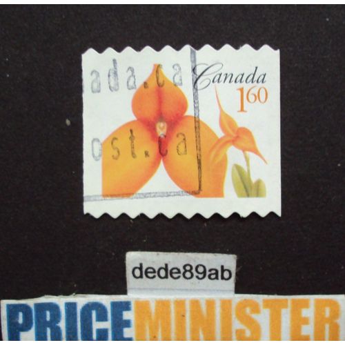 Canada.. 1.60 Fleurs : L'orchidée Orange . Oblitéré Used Stamp .