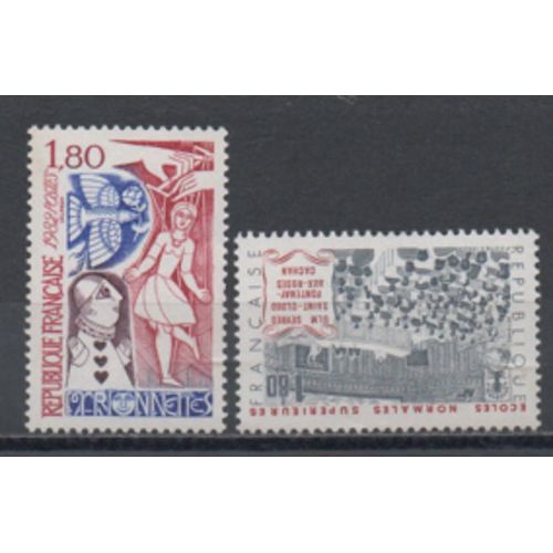 France 1982: Suite De 2 Timbres  N° 2235 Et 2237.