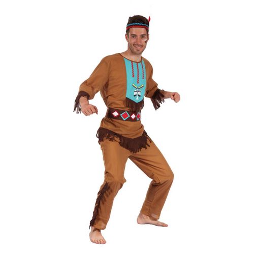 Déguisement Indien À Motifs Homme - Taille: M