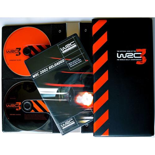 Coffret Press Kit : 1 Cd Press Disc + 1 Cd Demo Disc De W R C 3 + 1 D V D  Wrc 2002 Reloaded. (World Rally Championship) - Playstation 2 ¿ - 2002