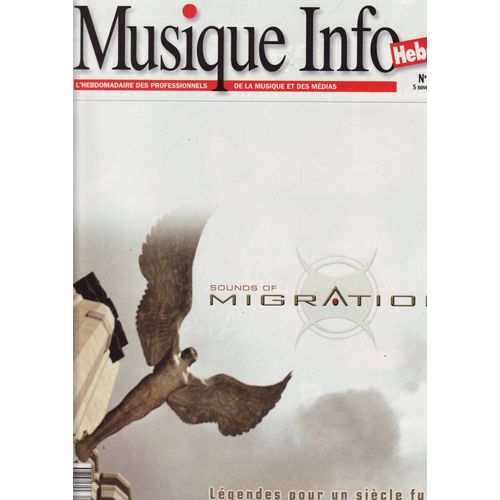 Musique Info Hebdo / 05-11-1999 N°98 : Hélène Segara (1/2p Pub) - Nina Morato (1/2p)