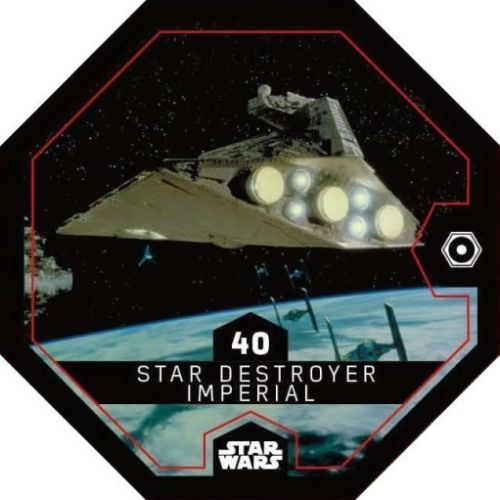 Jeton Star Wars 2016 - N°40 Star Destroyer Imperial