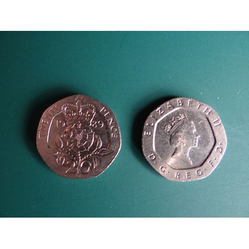 Royaume-Uni - 1989 - Pièce De Monnaie - 20 Pence