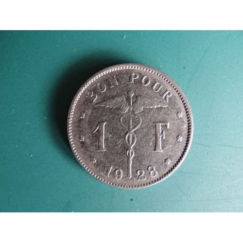 Belgique - 1928 - Pièce De Monnaie - Type Bonnetain - 1 Franc