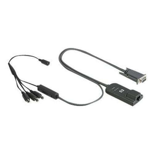 HPE Serial Interface Adapter - Dispositif de télécommande - série - pour HP TFT7600 G2; ProLiant DL365, DL365 G5, DL385 G5, ML150 G5; Rack; Server Console Switch