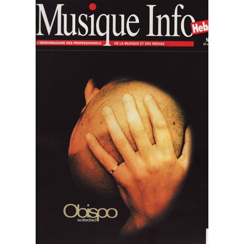 Musique Info Hebdo / 29-10-1999 N°97 : Pascal Obispo (Couverture Pub) - Thomas Fersen (1/2p)
