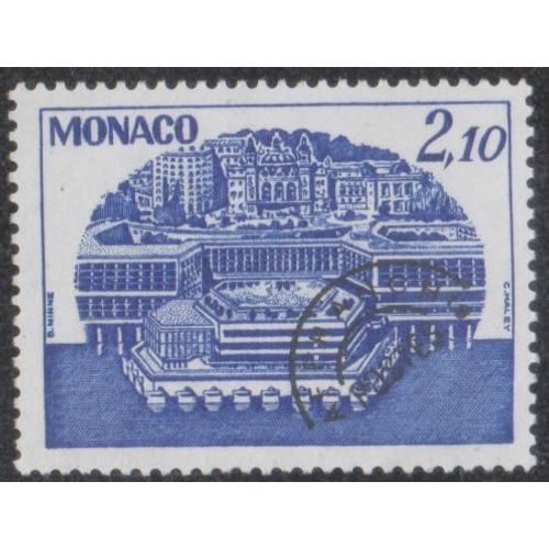 Timbre De Monaco N°P.R.57 Y&t 2,10 F. Outremer Centre De Congrès