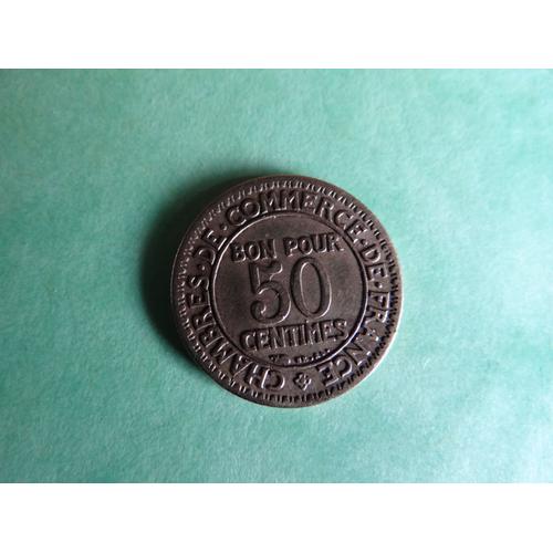 France - 1926 - Pièce De Monnaie - Bon Pour 50 Centimes