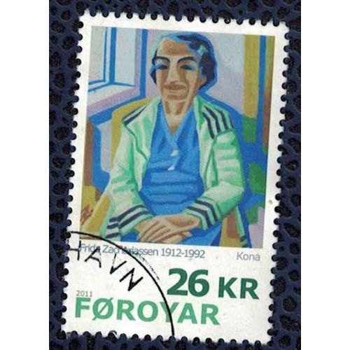 Iles Féroé 2011 Oblitéré Rond Used Peinture De Frida Zachariassen