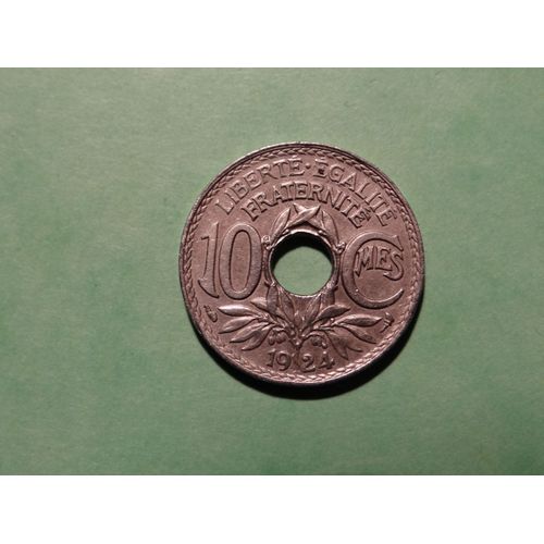 France - 1924 - Pièce De Monnaie - 10 Centimes