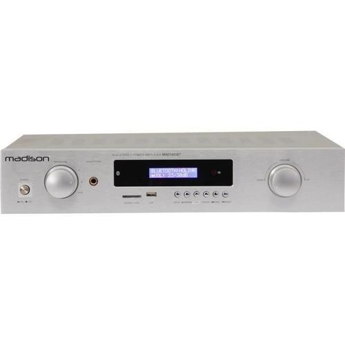 MADISON MAD1400BT Amplificateur Hi-fi stéréo 2x100W RMS Blanc