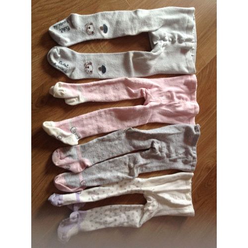 Lot 4 Collants 6/12 Mois