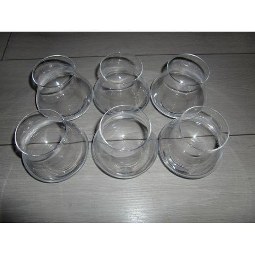 Lot De 6 Verres Apéritif&digestif En Cristal Krysta "Chef&sommelier"