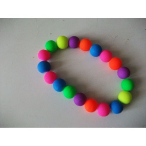 Bracelet De Perles En Plastique Multicolore