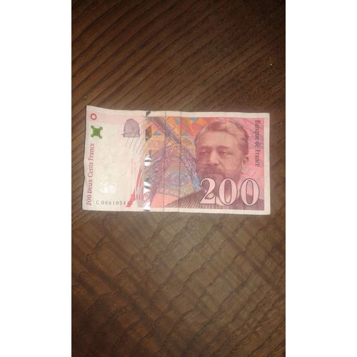 Billet 200 Francs Eiffel 1997
