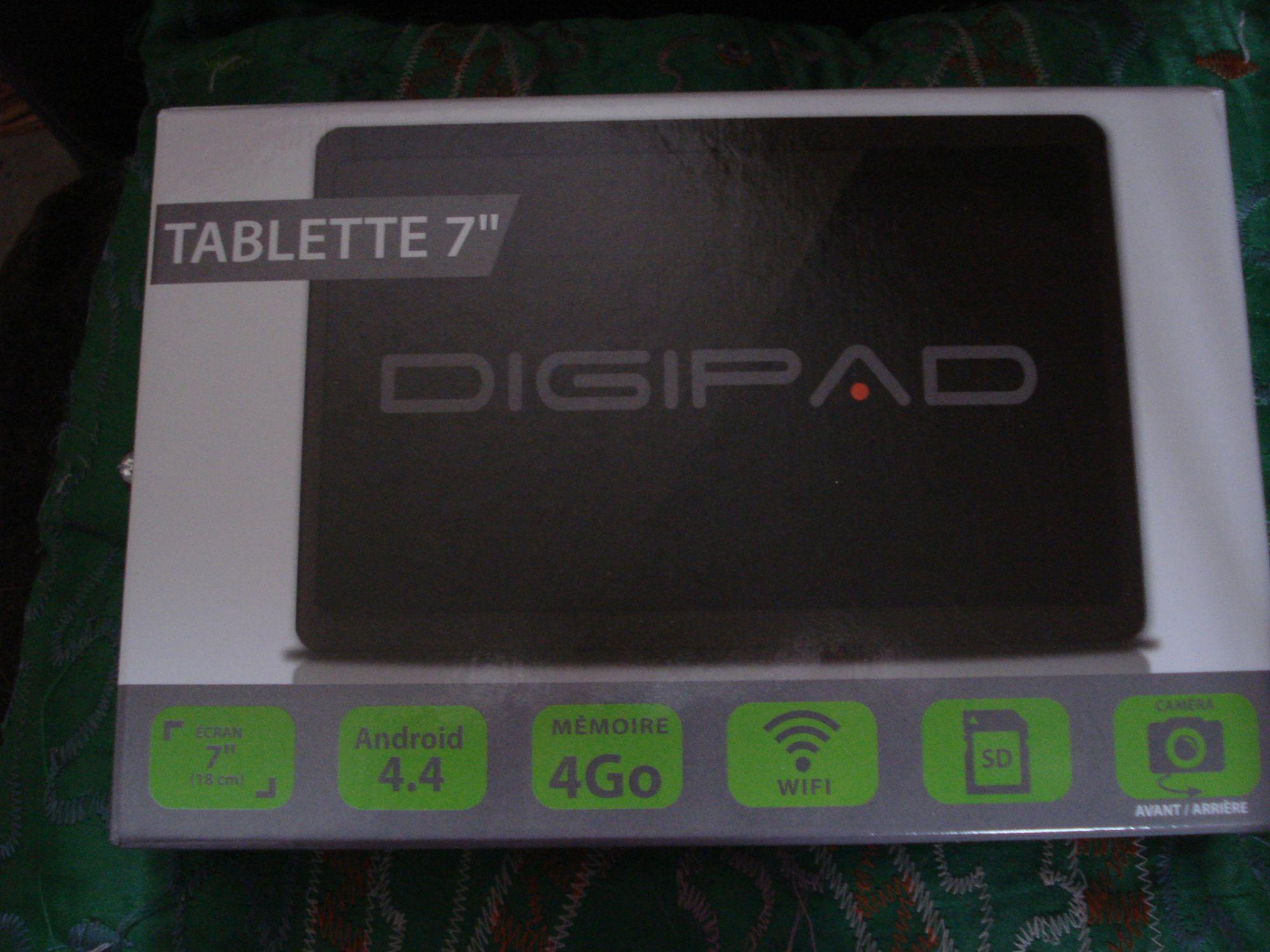 Tablette tactile 7 pouces 4GO Digipad - Neuve dans son emballage