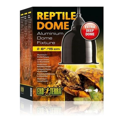 Exo Terra Lampe Dôme A Réflecteur En Aluminium S - Pour Reptiles