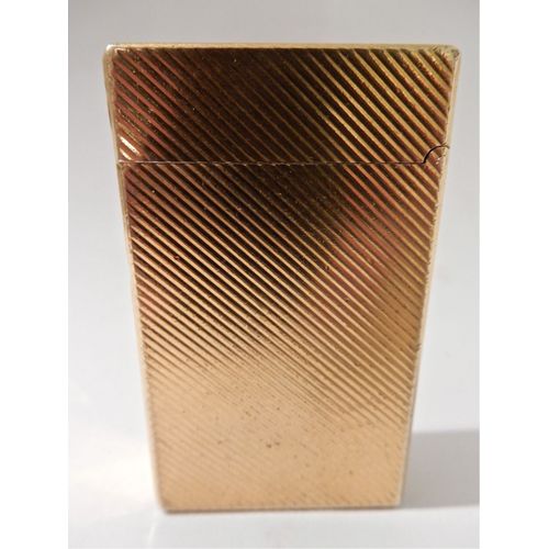 Briquet Dupont Plaqué Or