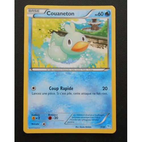 Couaneton 7/30 - Xy Trainer Kit - Suicune - Vf