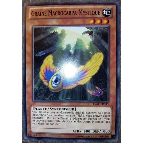 Yu-Gi-Oh! - Lval-Fr035 - Graine Macrocarpa Mystique - Commune