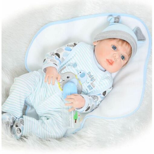Olali 22 Pouce Full Body Silicone Bebe Nouveau Ne Reborn Garcon Bebes Pour Enfants Toys Poupee Reborn Rakuten