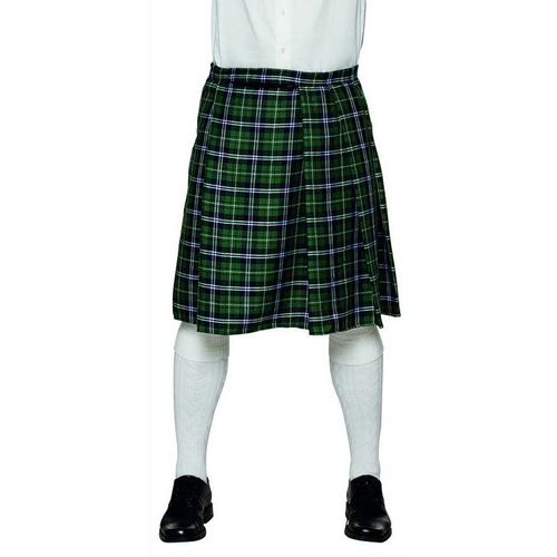 Kilt Écossais Vert Homme Taille Unique