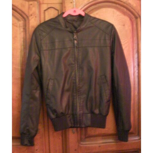 Blouson Noir Zara - Taille S