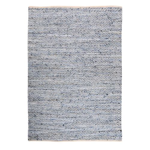 Tapis Atlas Blanc/Bleu 160 X 230 Blanc/Bleu 160 X 230 The Rug Republic