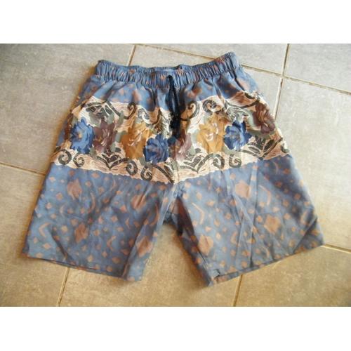 Short Caleçon Polyester 42 Multicolore 