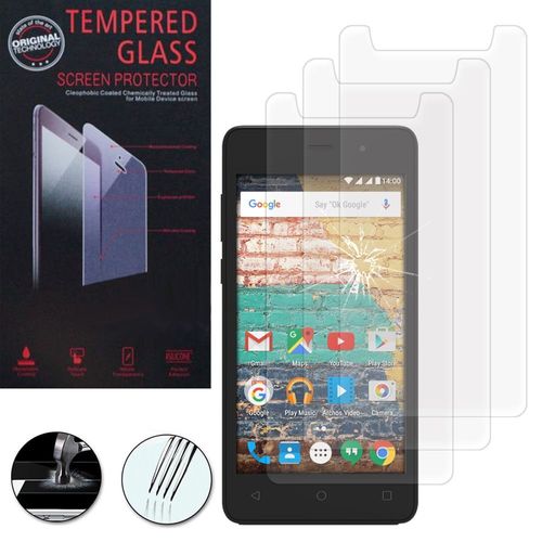Lot / Pack De 3 Films Verre Trempé Pour Archos 45b Neon 4.5" Protection D'écran