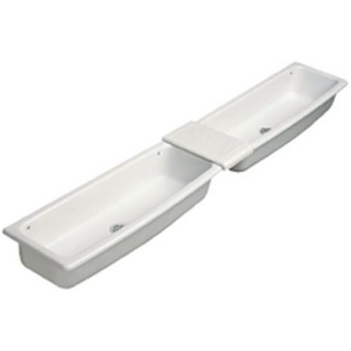 Porcher-Lavabo sans plage de robinetterie AUGE Lg : 95cm Céramique Blanc P310001
