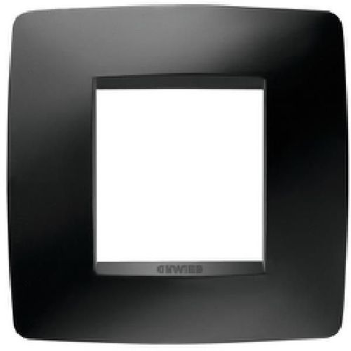 Gewiss-PLAQUE ONE INT. 2+2+2+2P V NOIR TONER